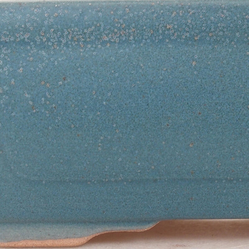 kerámia bonsai tál 13 x 9,5 x 5 cm, kék színben