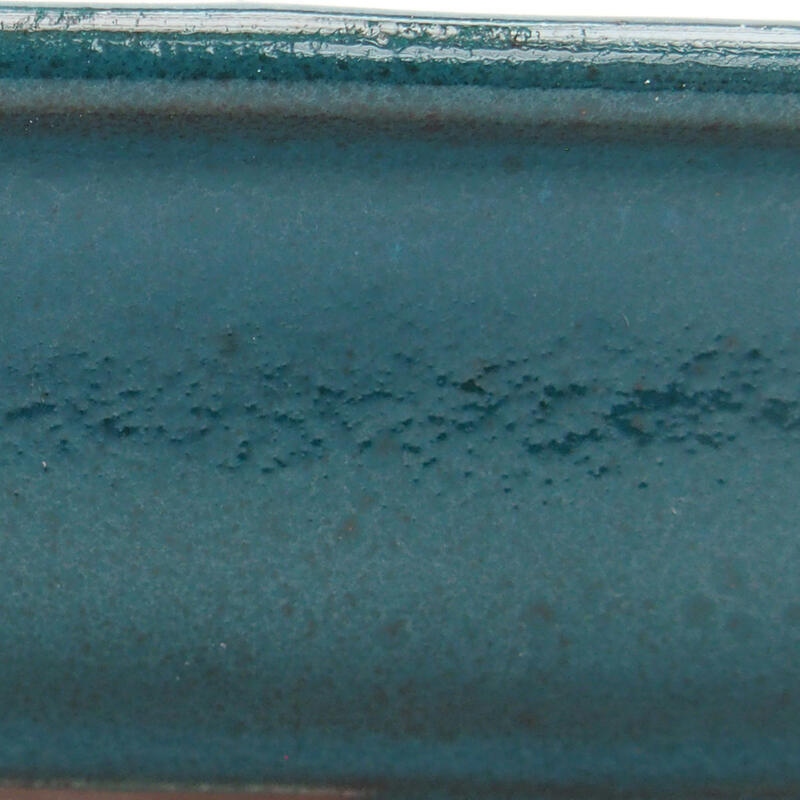 Kerámia bonsai tál 14,5 x 10,5 x 4 cm, zöld