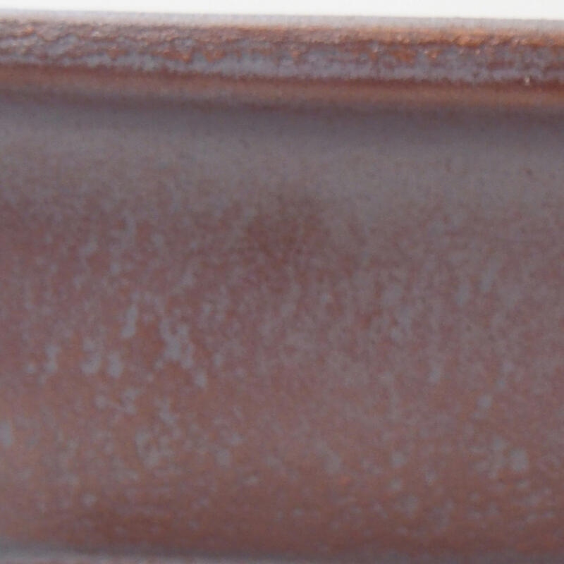 Kerámia bonsai tál 14 x 10,5 x 4 cm, fém színben