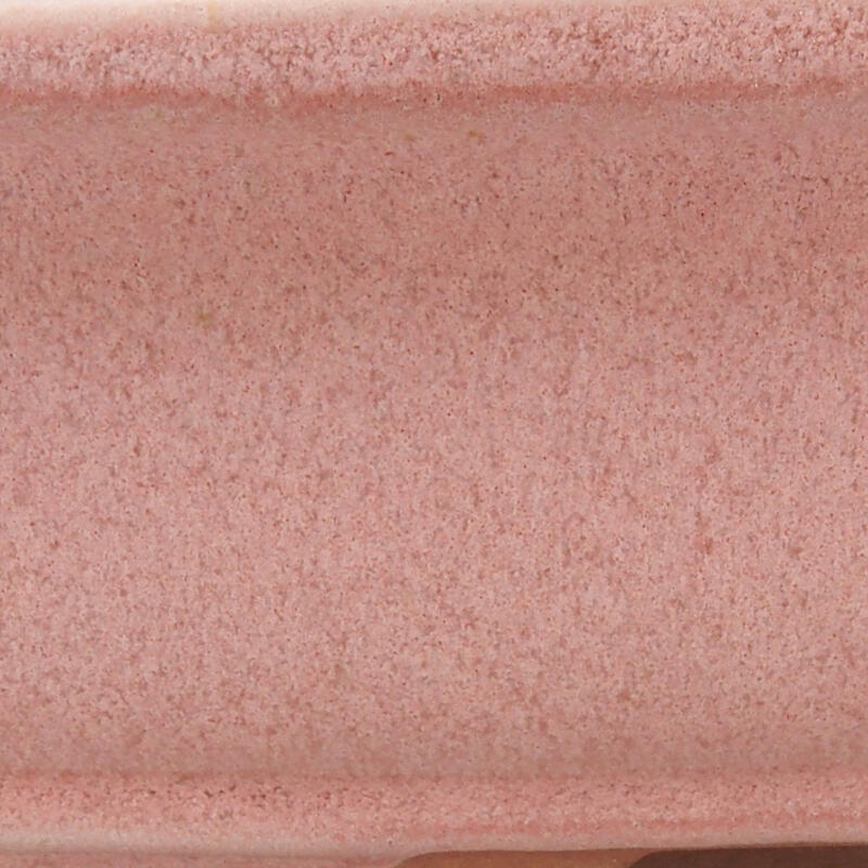 kerámia bonsai tál 14 x 10,5 x 4 cm, rózsaszínű