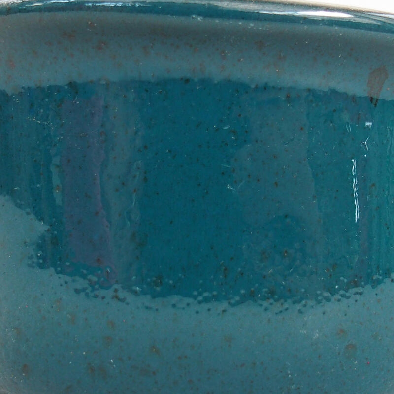 kerámia bonsai tál 14 x 11,5 x 6 cm, zöld