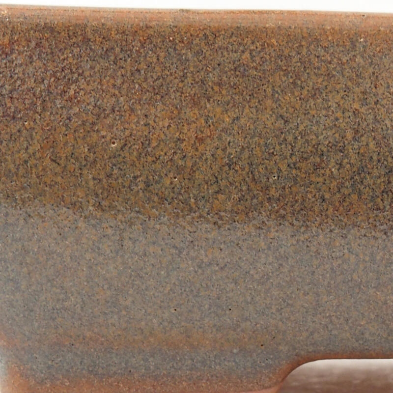 kerámia bonsai tál 14 x 11 x 4 cm, barna