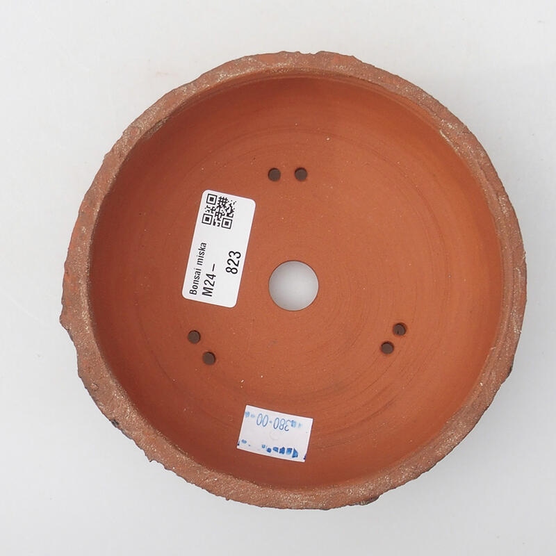 kerámia bonsai tál 14 x 14 x 4,5 cm, barna