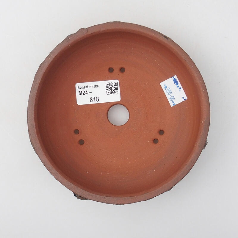kerámia bonsai tál 14 x 14 x 4 cm, barna