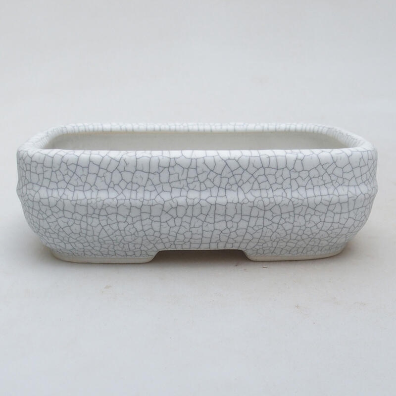 kerámia bonsai tál 15 x 10,5 x 4,5 cm, raku színben