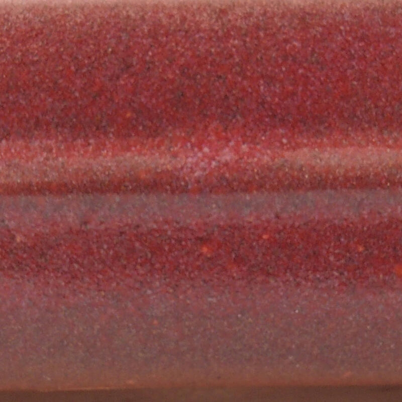 kerámia bonsai tál 15 x 12,5 x 4,5 cm, bordó színű