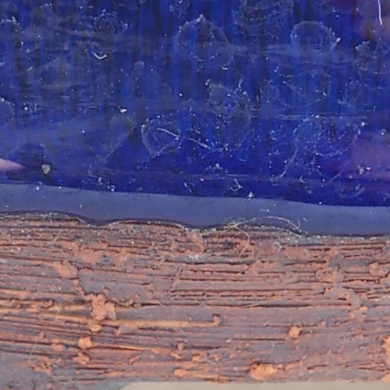 kerámia bonsai tál 15 x 12,5 x 6,5 cm, kék színben