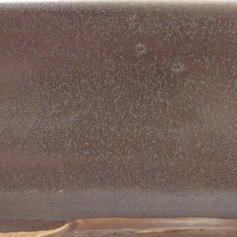 kerámia bonsai tál 15 x 13 x 5 cm, barna