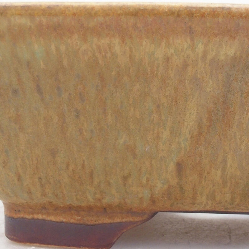 kerámia bonsai tál 15 x 13 x 5 cm, zöld