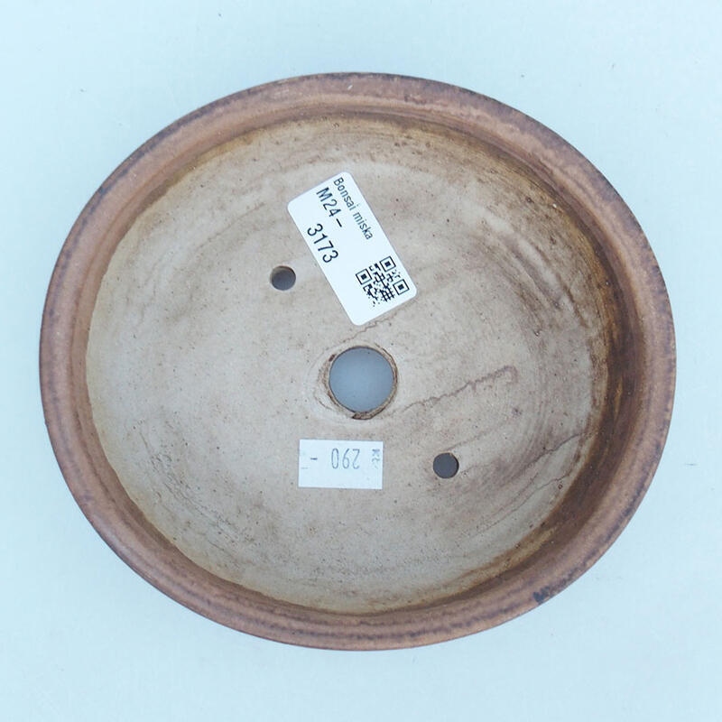 kerámia bonsai tál 15 x 14 x 4 cm, rózsaszínű