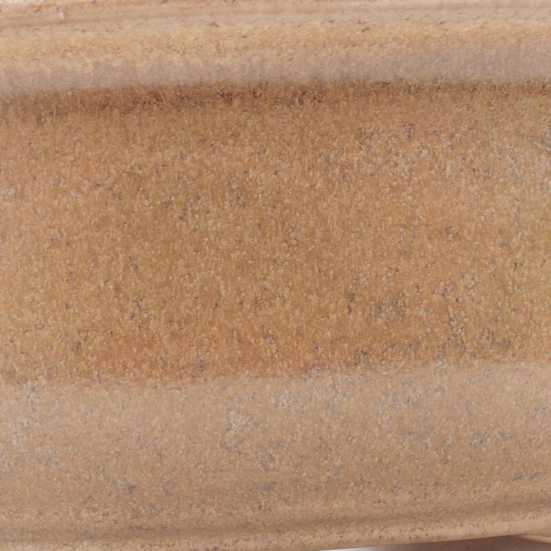 kerámia bonsai tál 16 x 12,5 x 6 cm, bézs színben