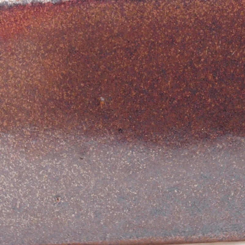 kerámia bonsai tál 16 x 13 x 4,5 cm, barna