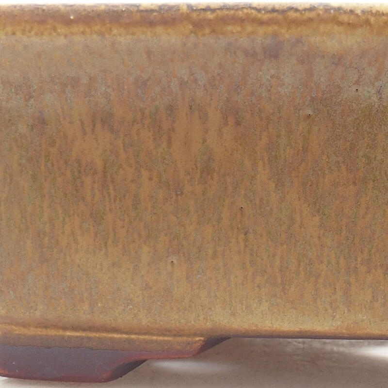 Bonsai kerámia tál 17,5 x 14,5 x 5,5 cm, zöld