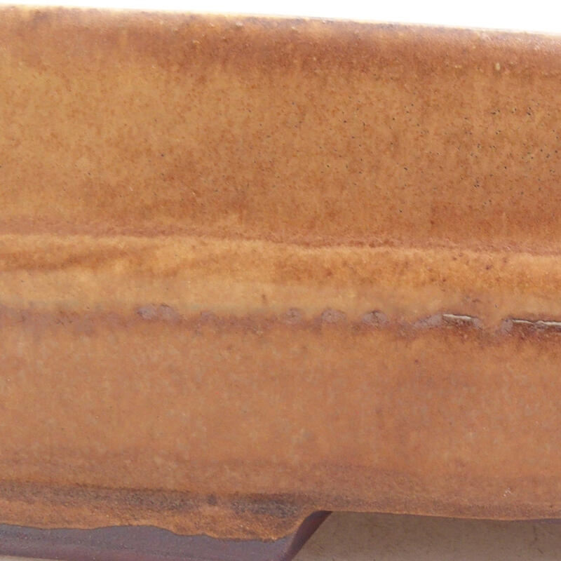 Kerámia bonsai tál 17,5 x 14,5 x 5 cm, rózsaszínű