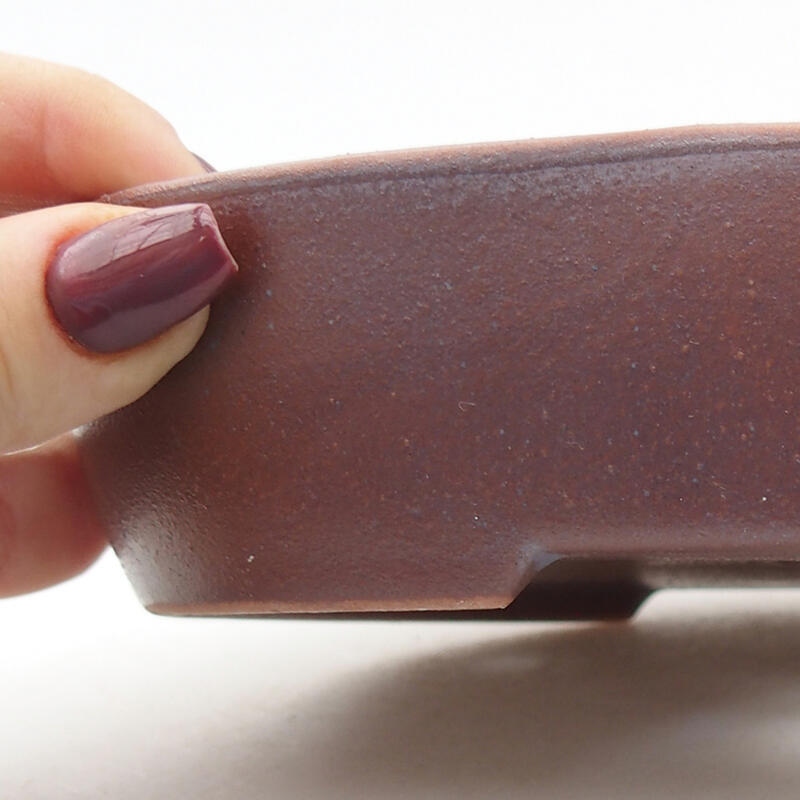 Kerámia bonsai tál 17,5 x 14 x 4 cm, fém színben