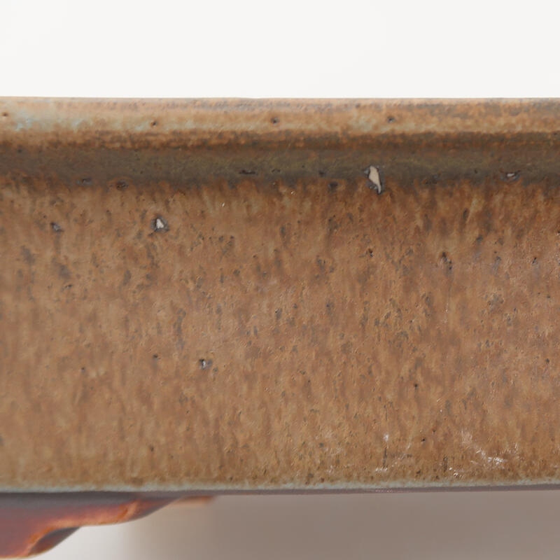 kerámia bonsai tál 17,5 x 14 x 5,5 cm, kék színben