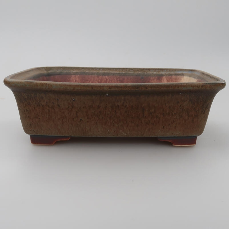 kerámia bonsai tál 17,5 x 14 x 5,5 cm, kék színben