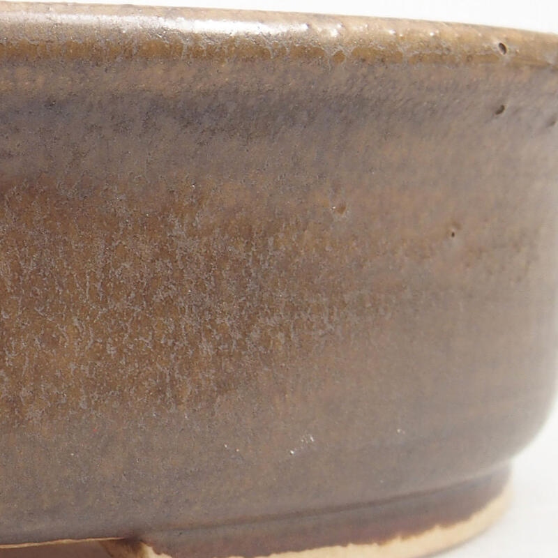 kerámia bonsai tál 17,5 x 16 x 4,5 cm, barna
