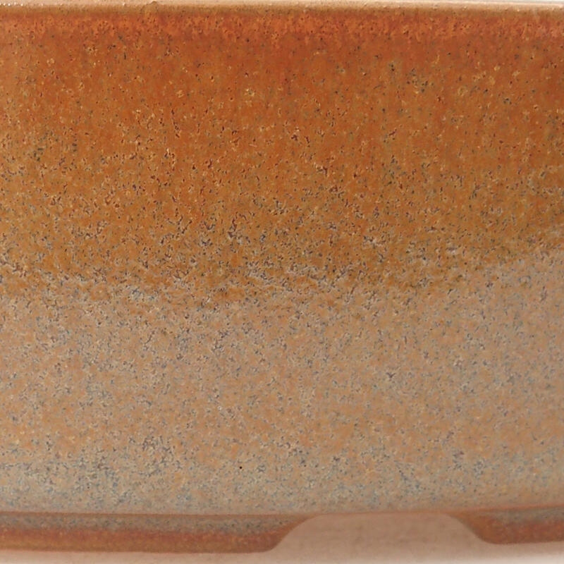 Kerámia bonsai tál 18,5 x 13,5 x 4,5 cm, barna