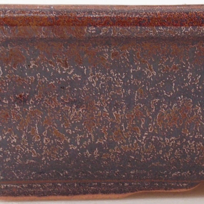 kerámia bonsai tál 18 x 13,5 x 4 cm, barna