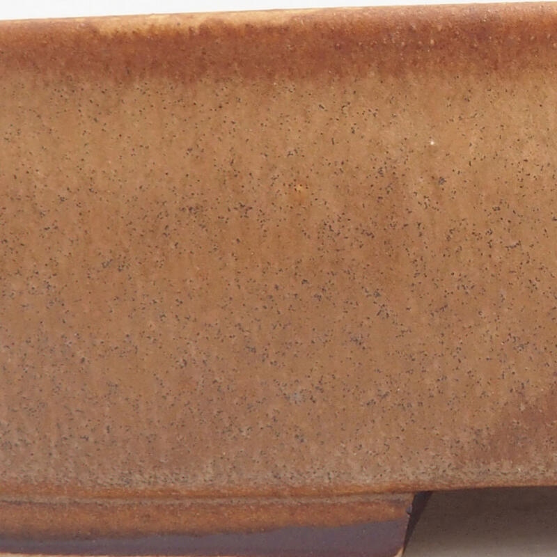 kerámia bonsai tál 18 x 14,5 x 4,5 cm, barna