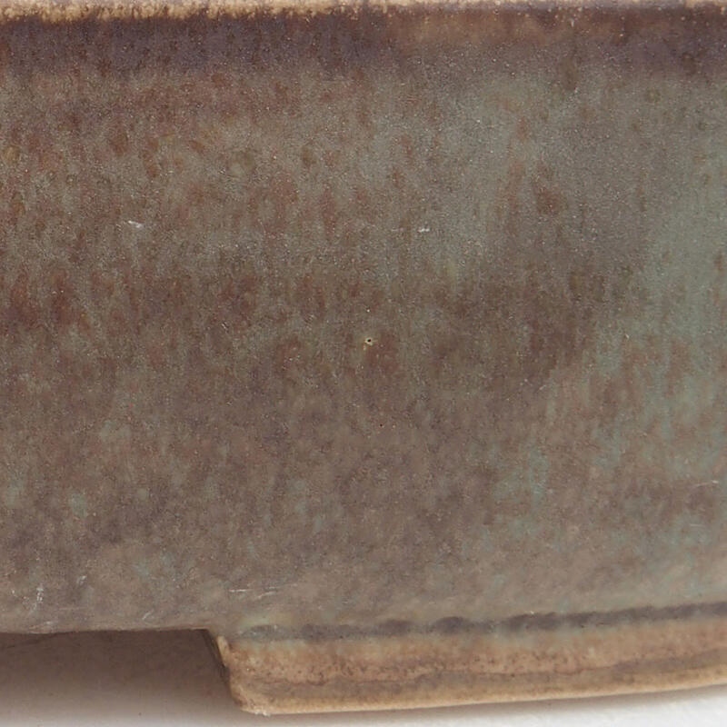 kerámia bonsai tál 18 x 14,5 x 4,5 cm, zöld