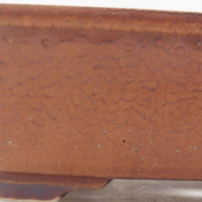 kerámia bonsai tál 18 x 14 x 5,5 cm, barna