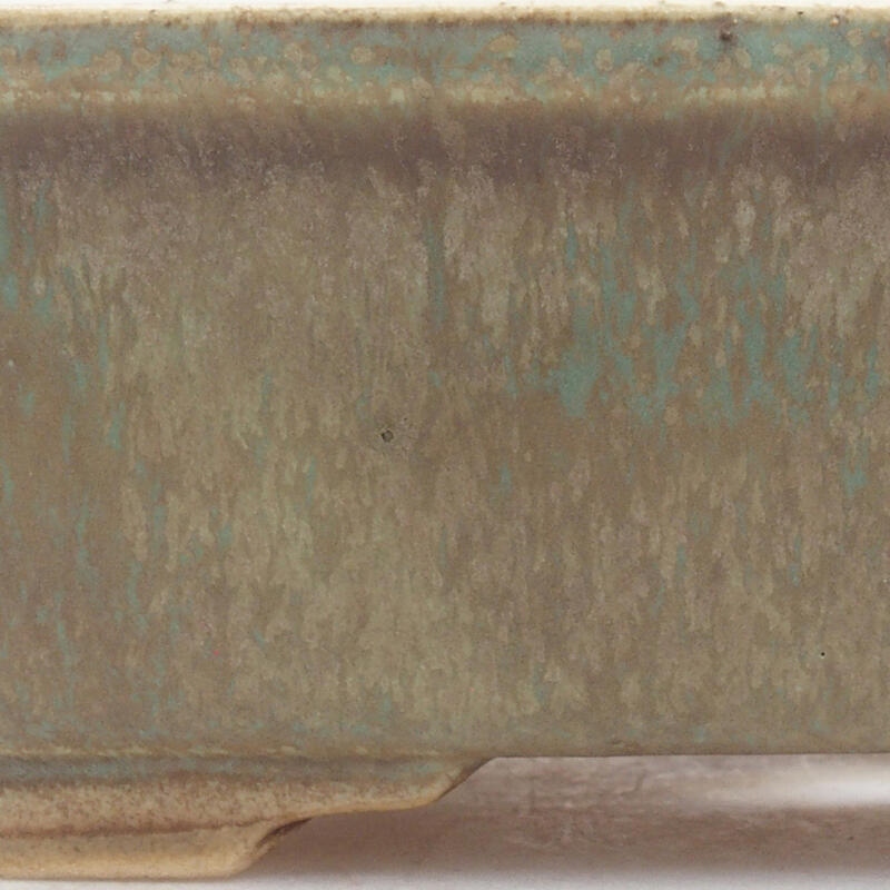 kerámia bonsai tál 18 x 14 x 5,5 cm, zöld