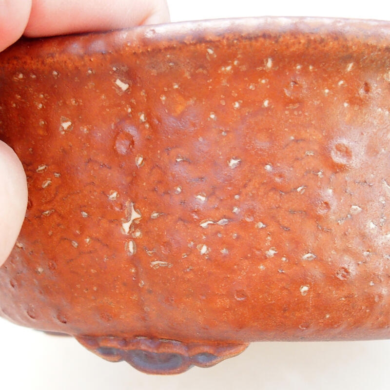 kerámia bonsai tál 18 x 16,5 x 6,5 cm, barna