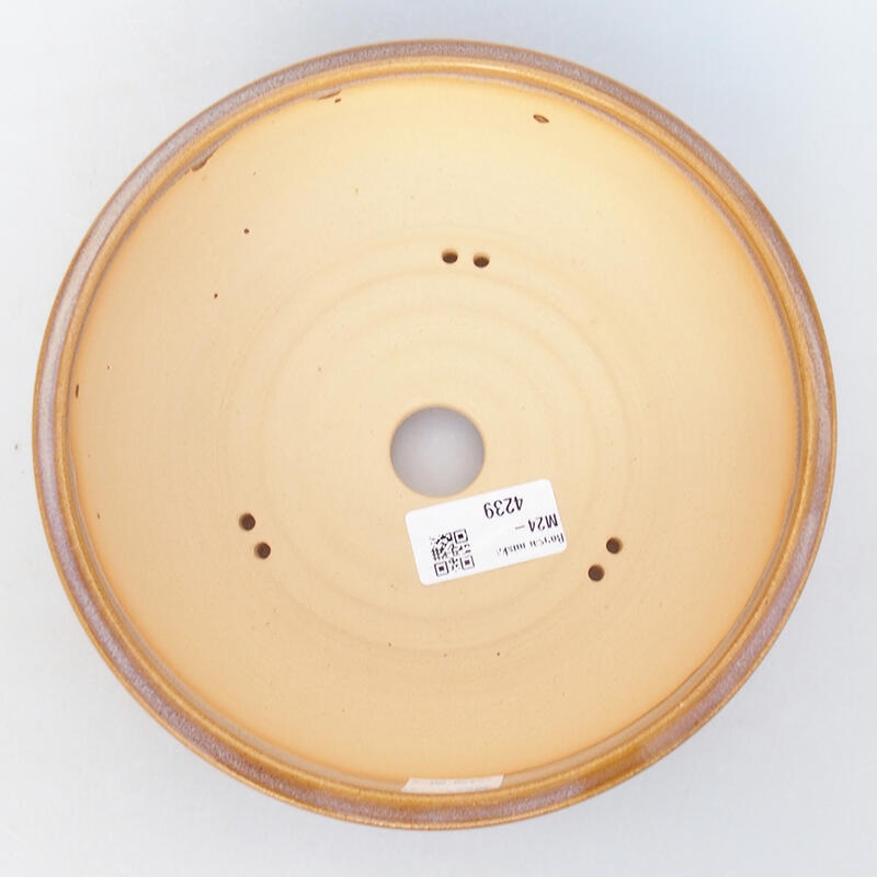 kerámia bonsai tál 19 x 19 x 5,5 cm, rózsaszínű