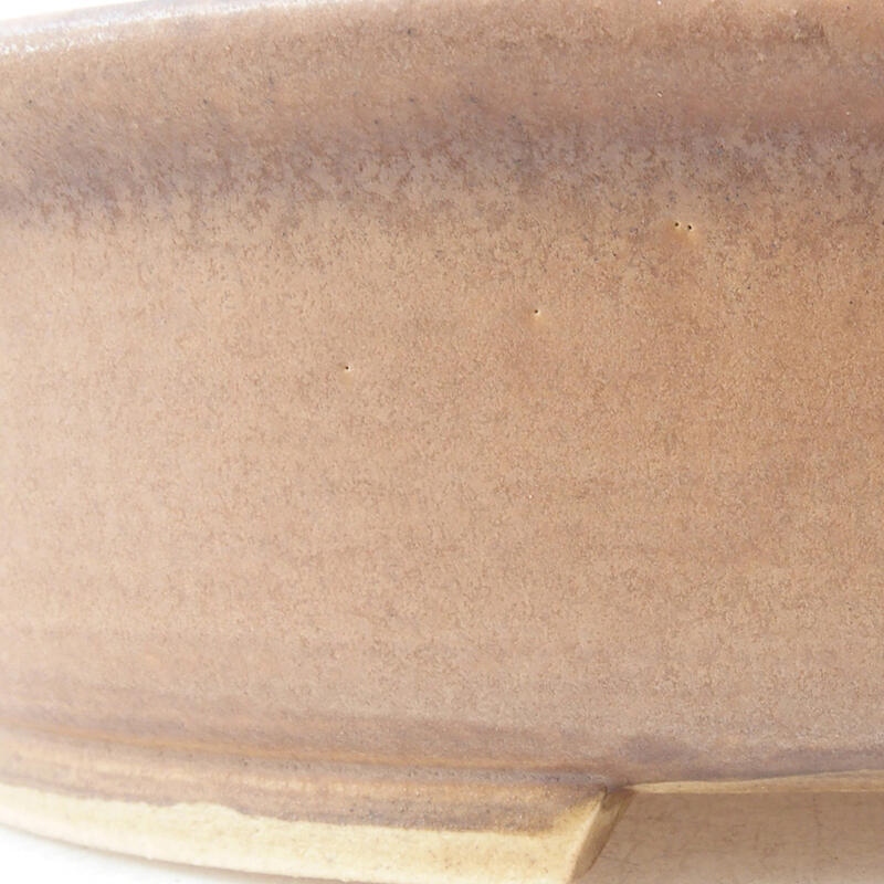 kerámia bonsai tál 21 x 19 x 5 cm, rózsaszínű