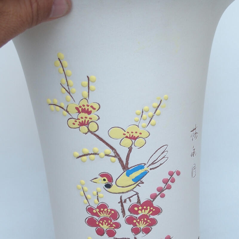 Kerámia bonsai tál 21 x 21 x 27 cm, fehér