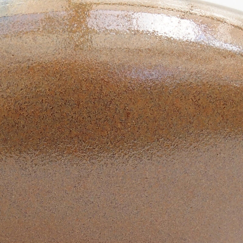 kerámia bonsai tál 21 x 21 x 6,5 cm, barna