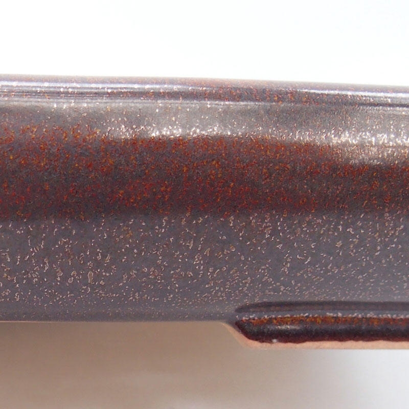 kerámia bonsai tál 23,5 x 17 x 4 cm, barna