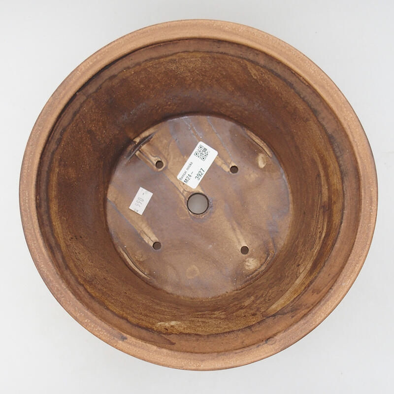 kerámia bonsai tál 24 x 24 x 11 cm, rózsaszínű