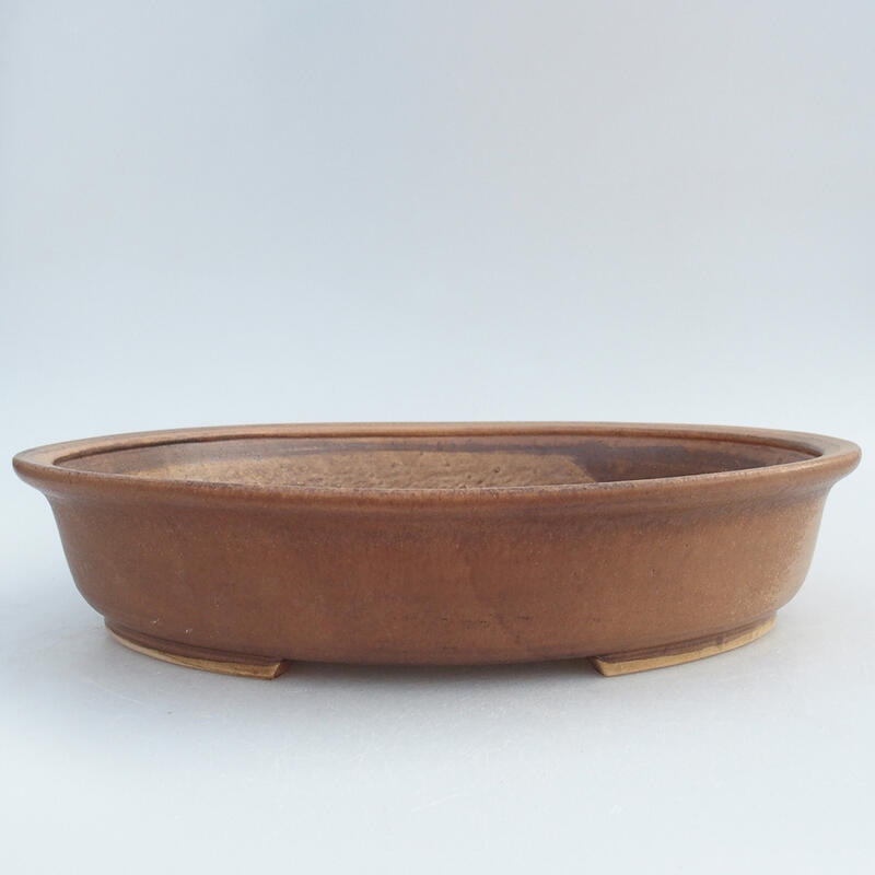 kerámia bonsai tál 28,5 x 25 x 6 cm, rózsaszínű