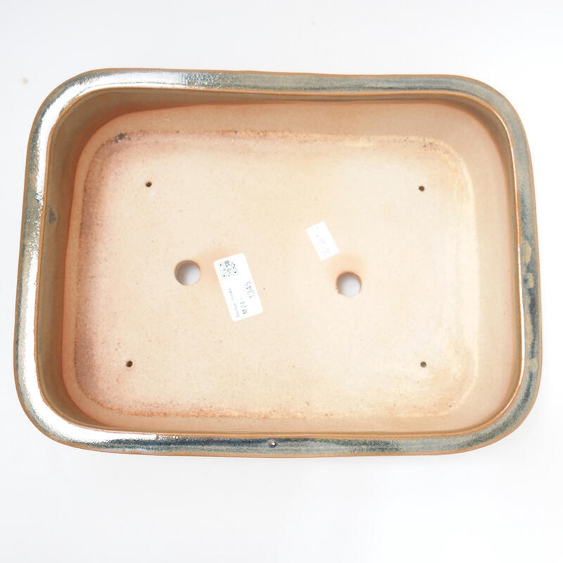 kerámia bonsai tál 28 x 21 x 7,5 cm, barna