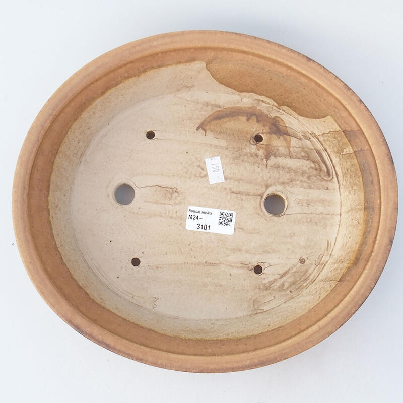 kerámia bonsai tál 28 x 25 x 6 cm, rózsaszínű