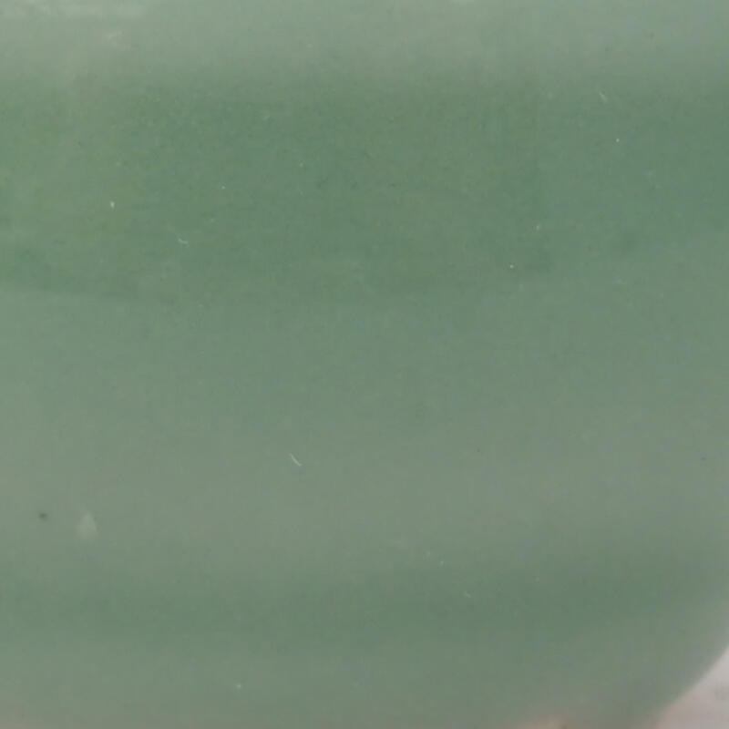 kerámia bonsai tál 3,5 x 3,5 x 2,5 cm, zöld