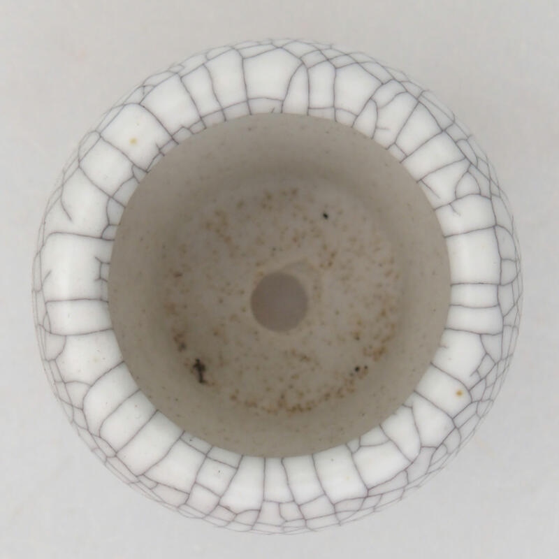 kerámia bonsai tál 3,5 x 3,5 x 3 cm, raku színben