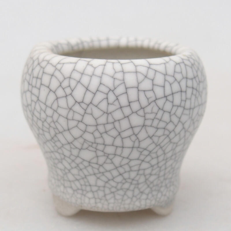 kerámia bonsai tál 3,5 x 3,5 x 3 cm, raku színben