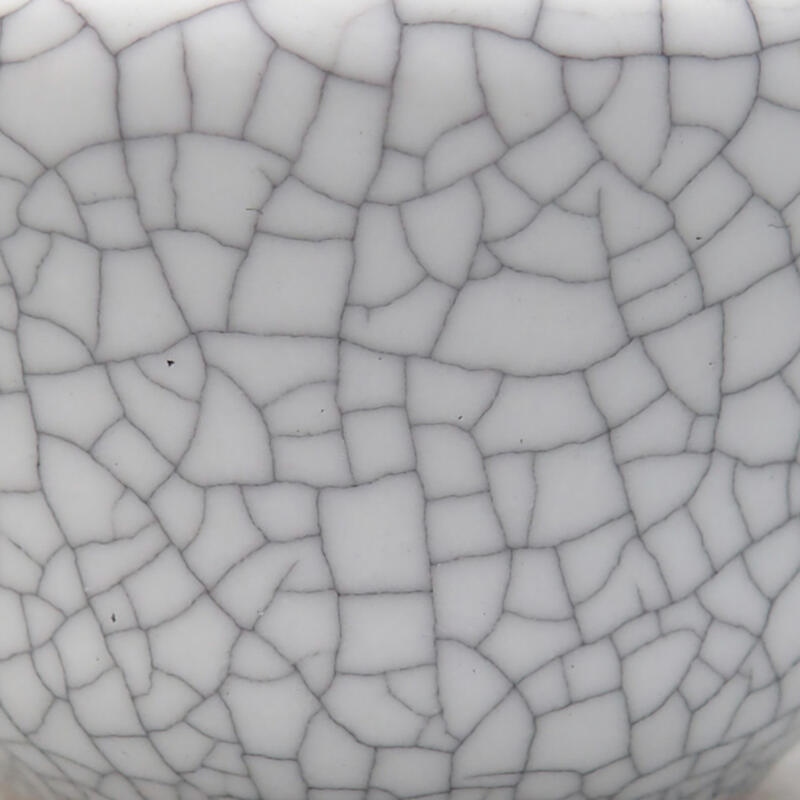 kerámia bonsai tál 4 x 4 x 2 cm, raku színben