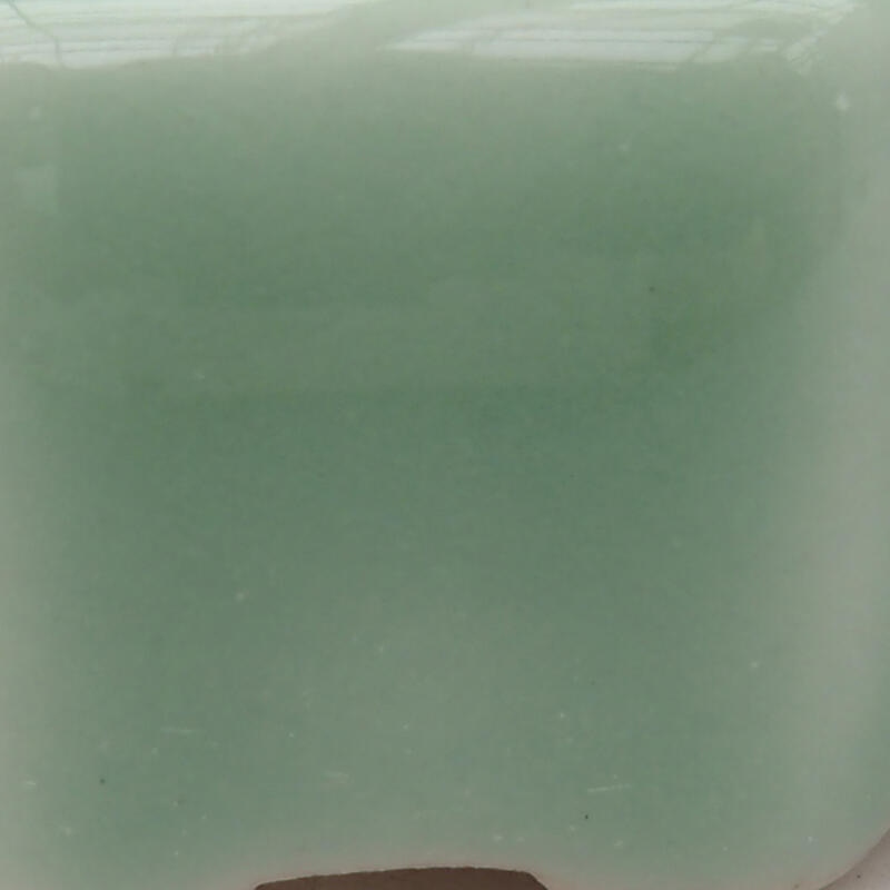 kerámia bonsai tál 4 x 4 x 2 cm, zöld