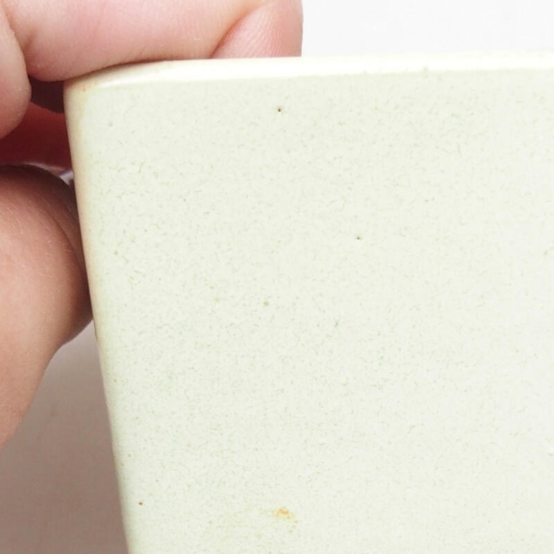 kerámia bonsai tál 5,5 x 5,5 x 6 cm, sárga