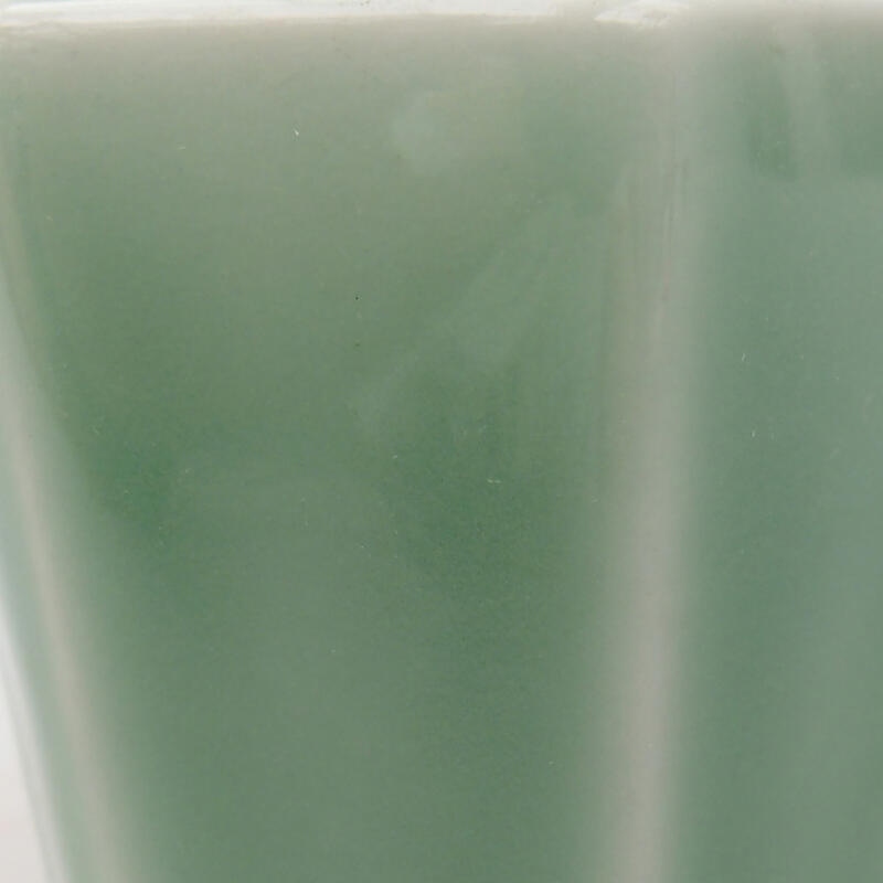 kerámia bonsai tál 5,5 x 5 x 5 cm, zöld