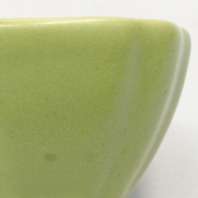 kerámia bonsai tál 5 x 5 x 2,5 cm, zöld