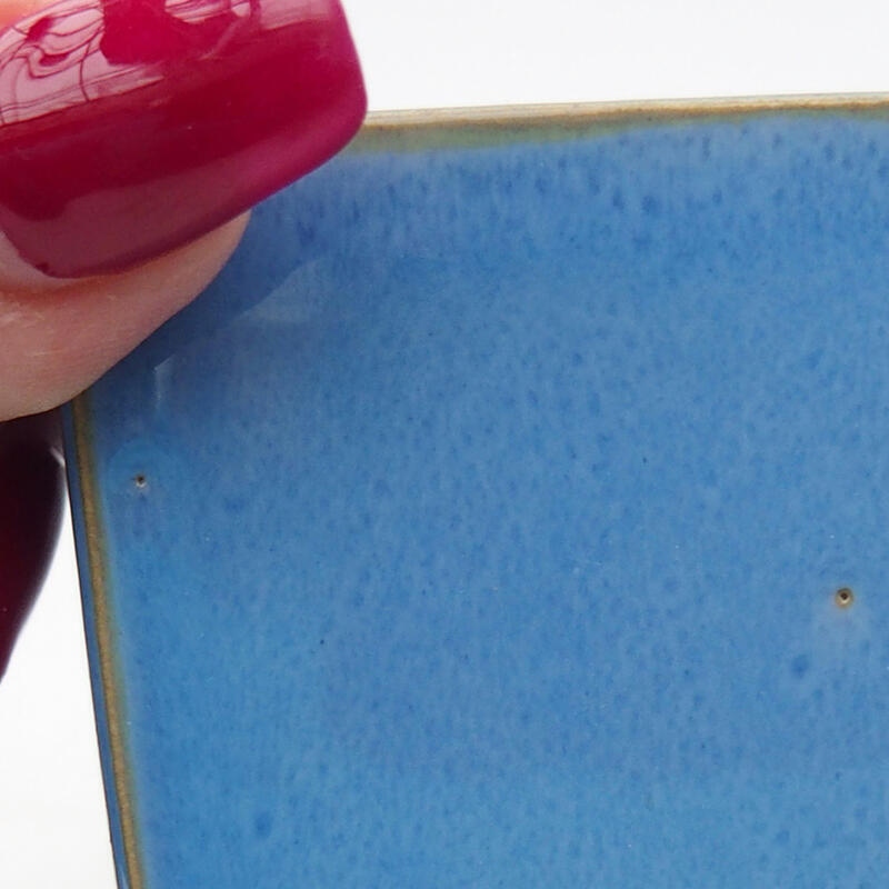 kerámia bonsai tál 5 x 5 x 5 cm, kék színben