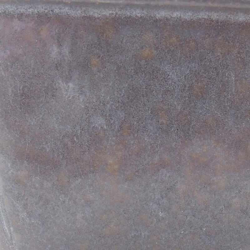 Kerámia bonsai tál 8,5 x 8,5 x 5,5 cm, fém színben