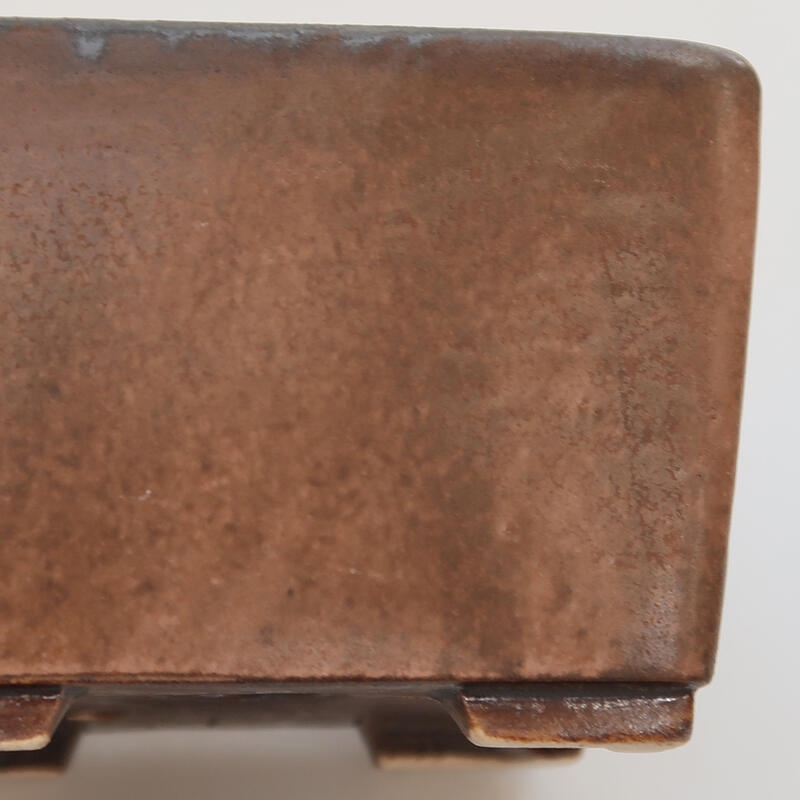 Kerámia bonsai tál 8,5 x 8,5 x 5,5 cm, rózsaszínű