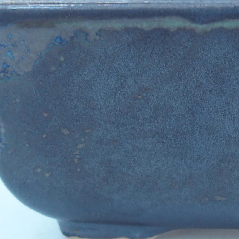 Kerámia bonsai tál 8 x 7 x 3 cm, fém színben